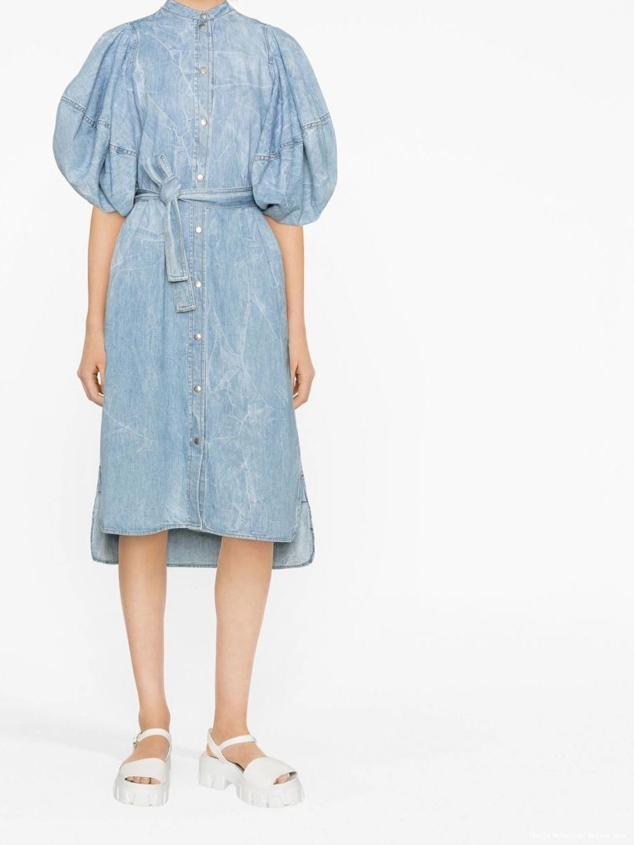Cheap McCartney midi Women Stella button-down dress 0402